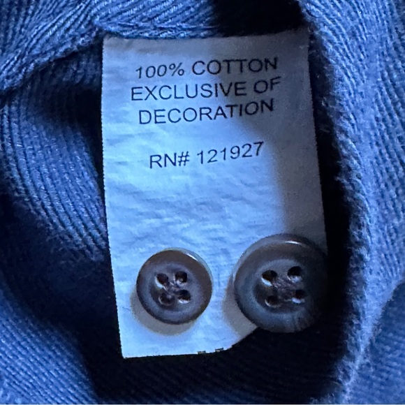 Johnnie-O Men’s XL Midnight Flannel Grommet Surf Long Sleeve Button Down Shirt - Picture 6 of 8